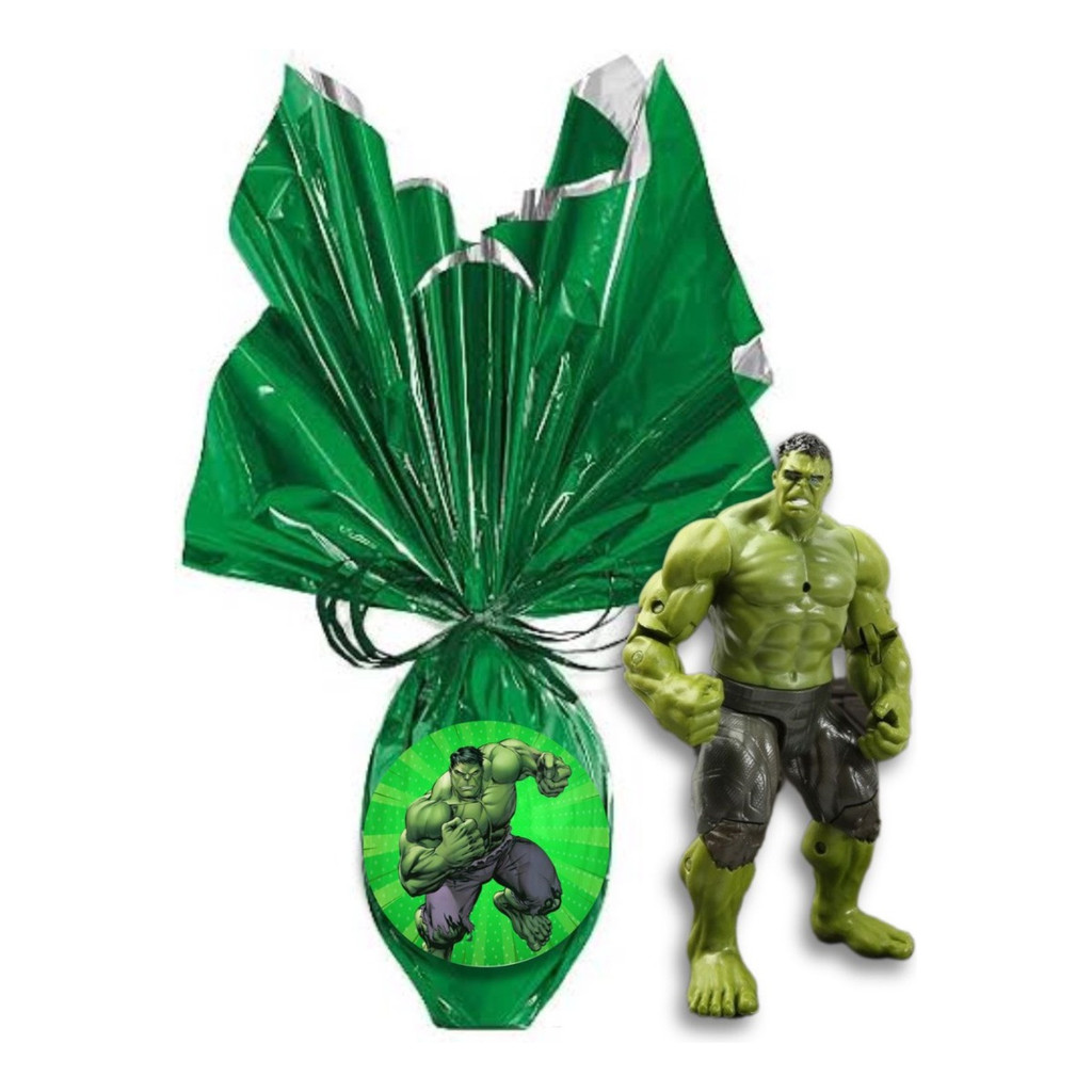 Ovo Da Páscoa 250g Surpresa Boneco Hulk Personage