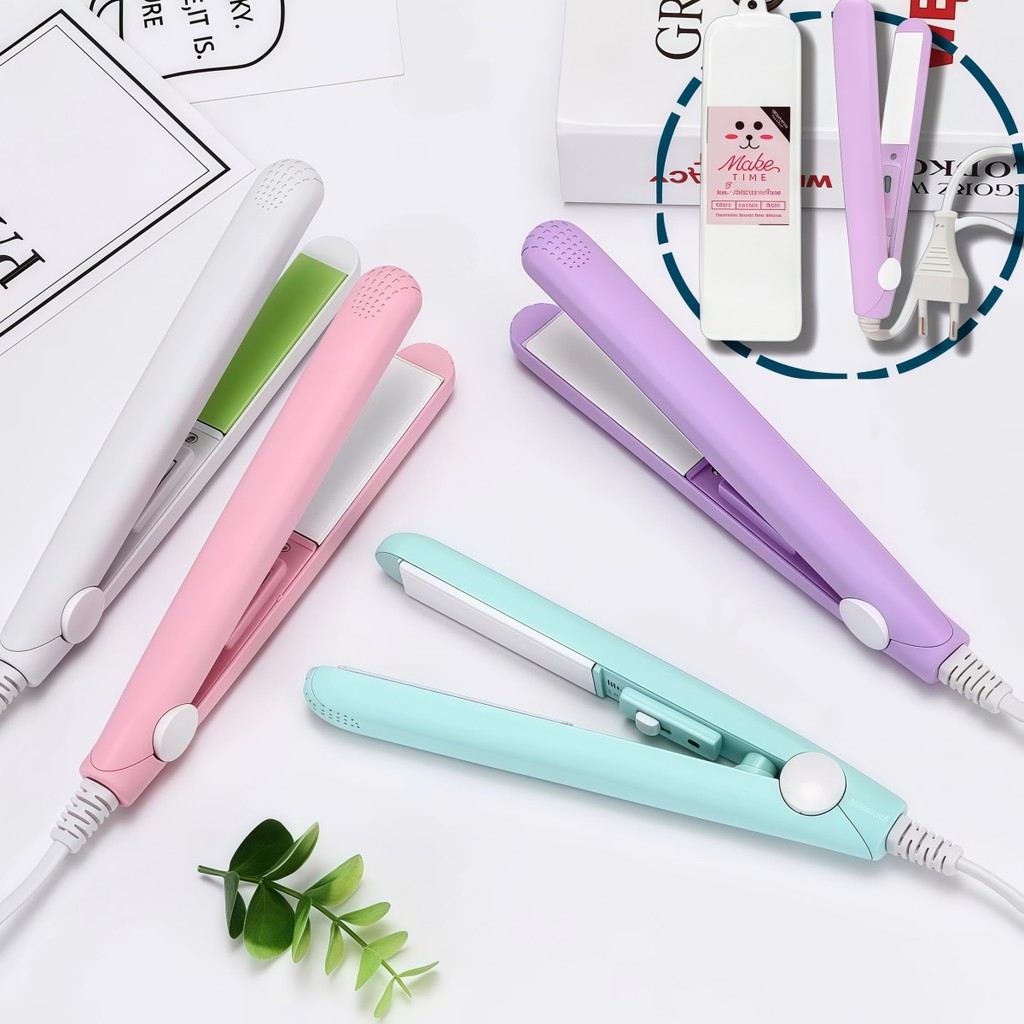 Mini Chapinha Prancha De Cabelo Pequena Portátil 