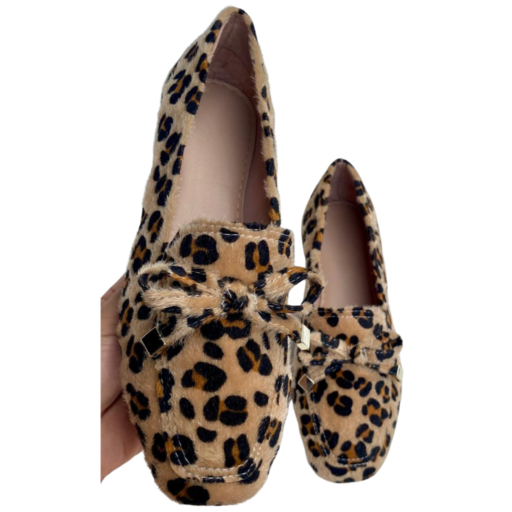 SAPATILHA FEMININA MOCASSIM FEMININO ONÇA COM LAC