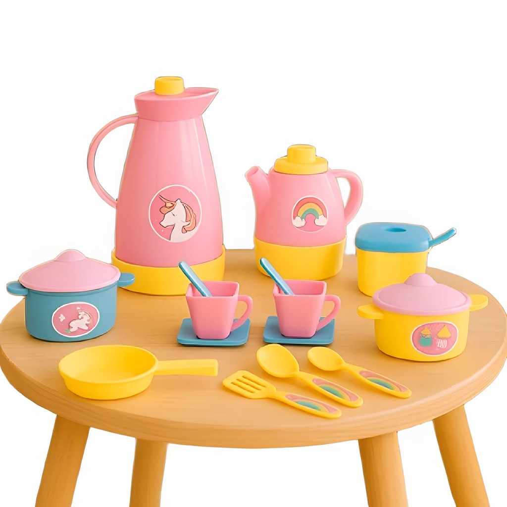 Jogo De Chá Panelinhas Infantil Brinquedo Xícara