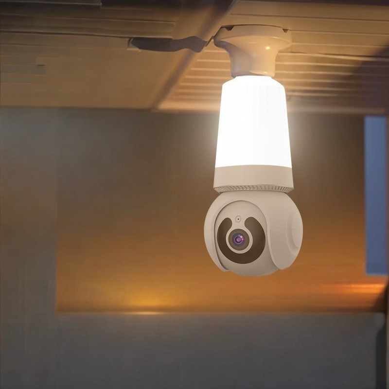 Câmera Ip Lampada Led 3w Com 1mp Visão Noturna