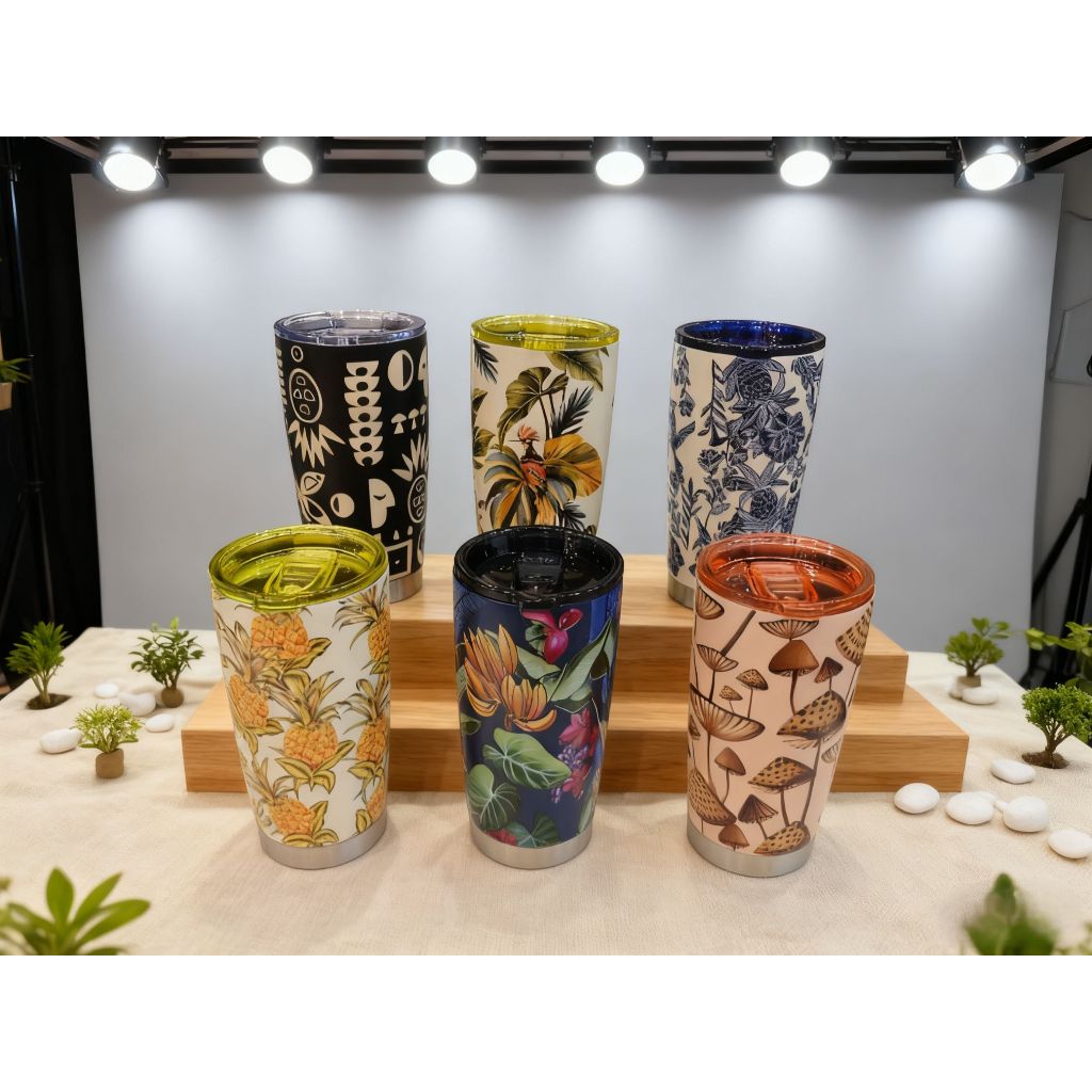 Copo térmico de aço inoxidável com impressão a