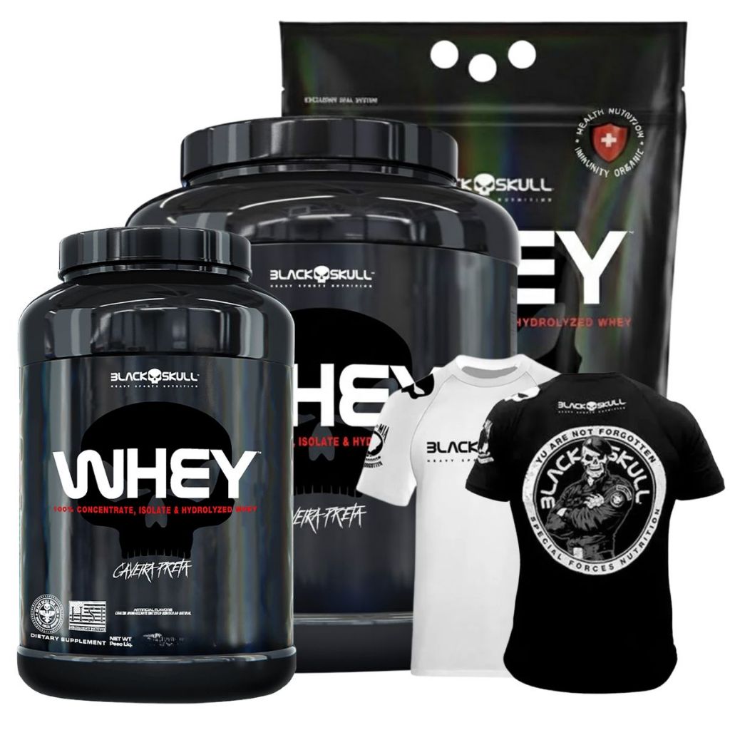Whey Protein WPC + Whey Isolado + Whey Hidrolisado