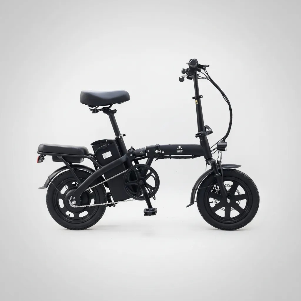 Bicicleta Elétrica Bike Dobrável 350w Bateria 48