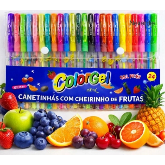 Caneta Gel Colorgel Canetinhas Coloridas Perfumada