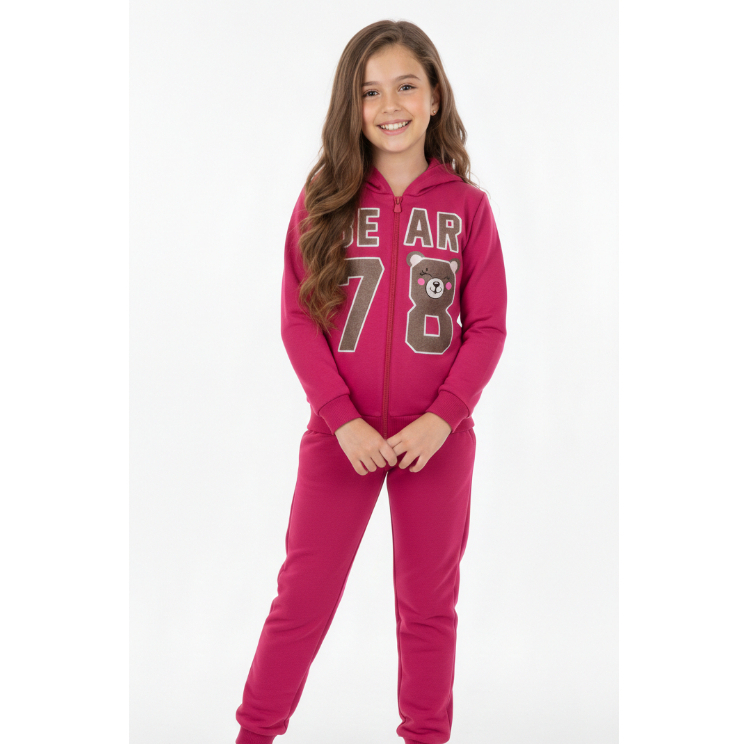 Kit 1 Conjunto Moletom Infantil Feminino Inverno C