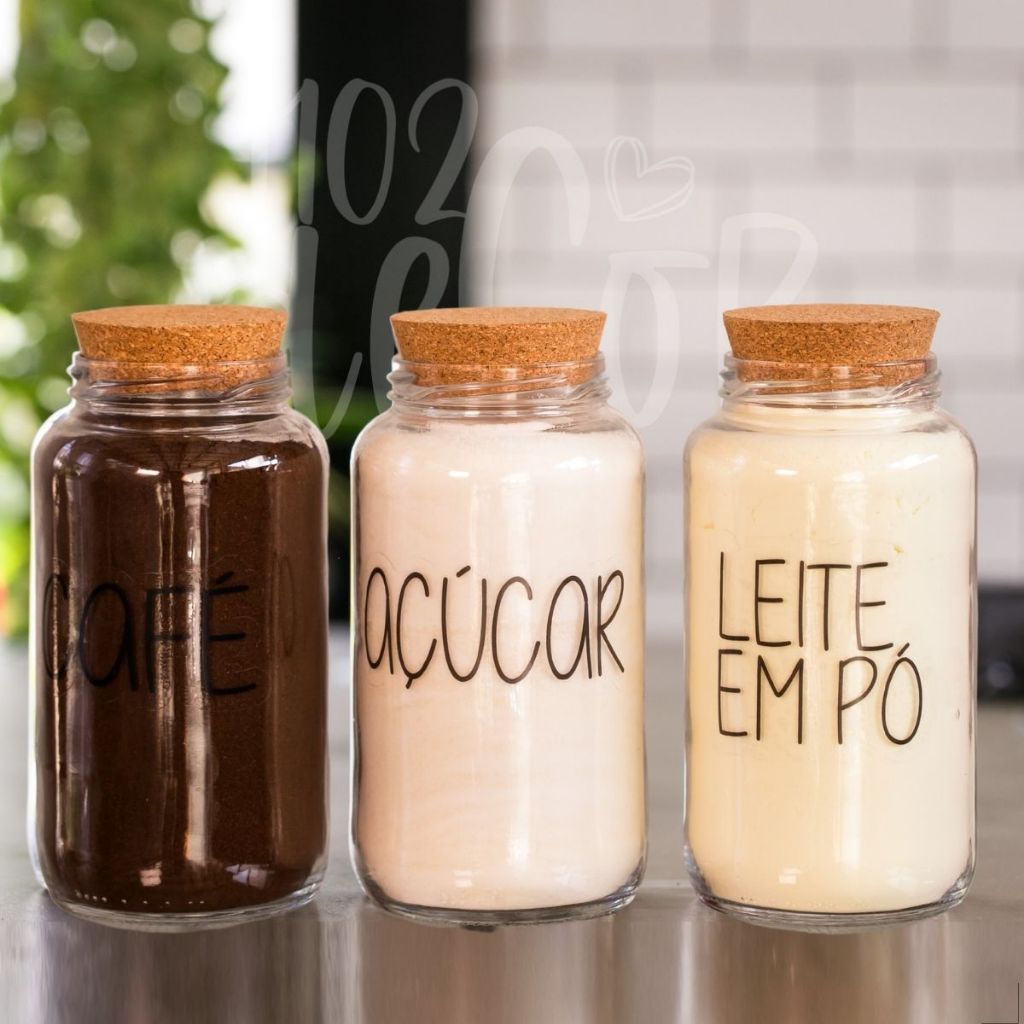 Kit Cantinho do Café + Açúcar + Leite em pó | 