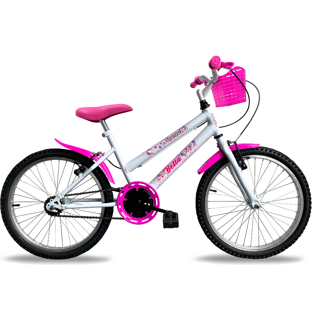 Bicicleta Aro 20 Infantil 5 a 8 anos Feminina Bike
