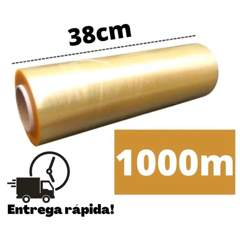 Rolo Bobina Plastico Filme Pvc Esticavel Resistent