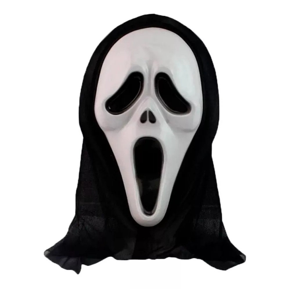 Máscara Fantasia com Capuz Acessório para Hallow