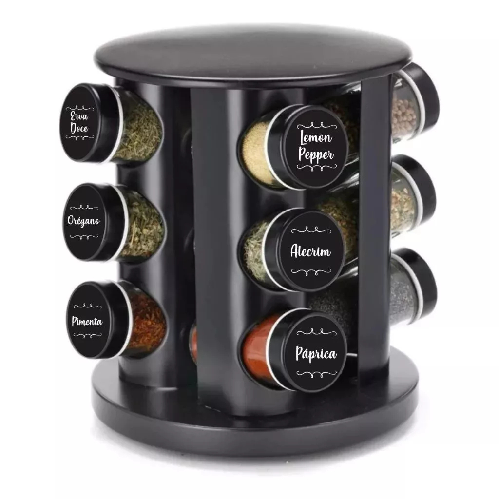 36 Etiquetas para Potes de Condimentos Temperos Ma