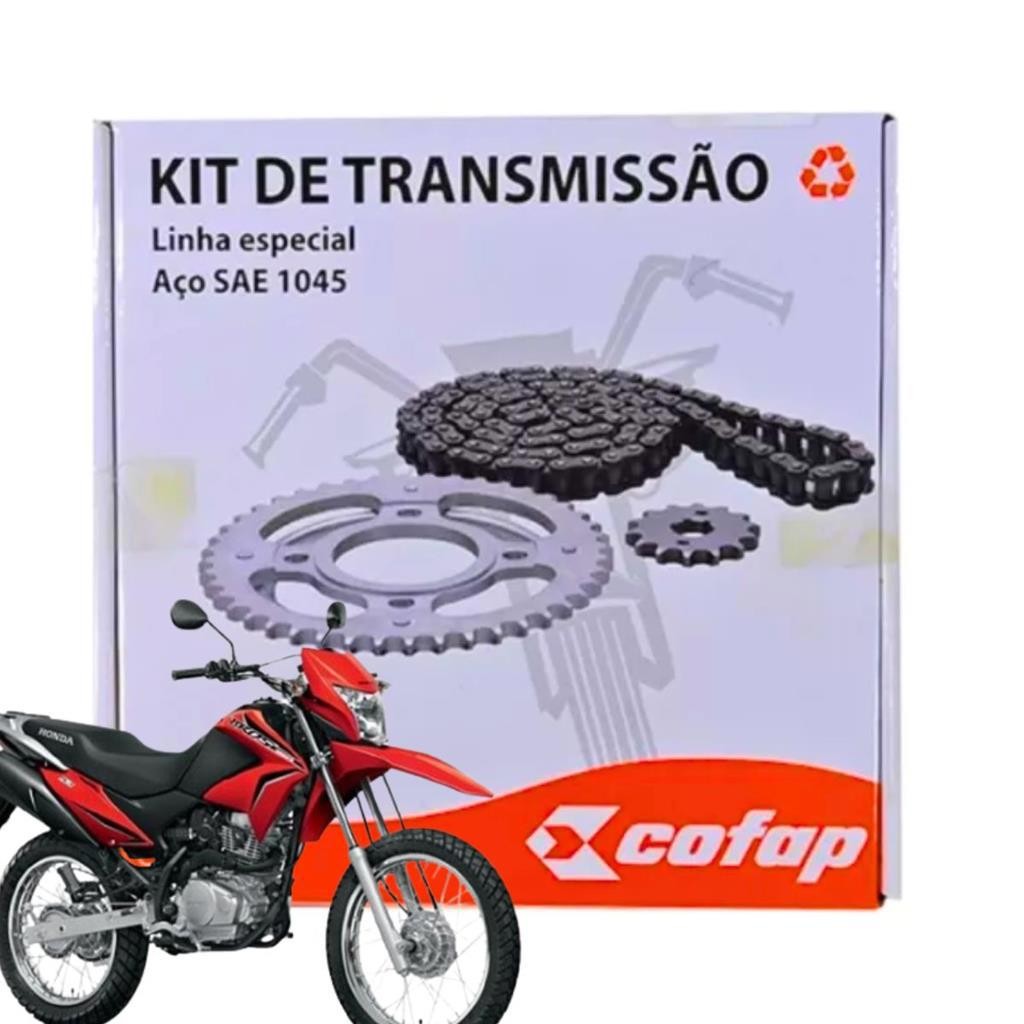 Kit Relação Honda Nxr Bros 150 2003 2004 2005 Or