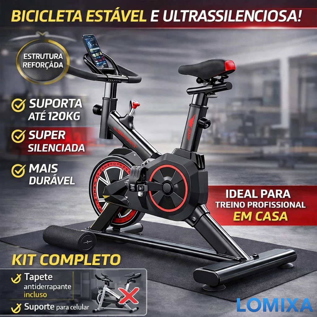 Bicicleta Ergométrica Indoor Spinning para Treino