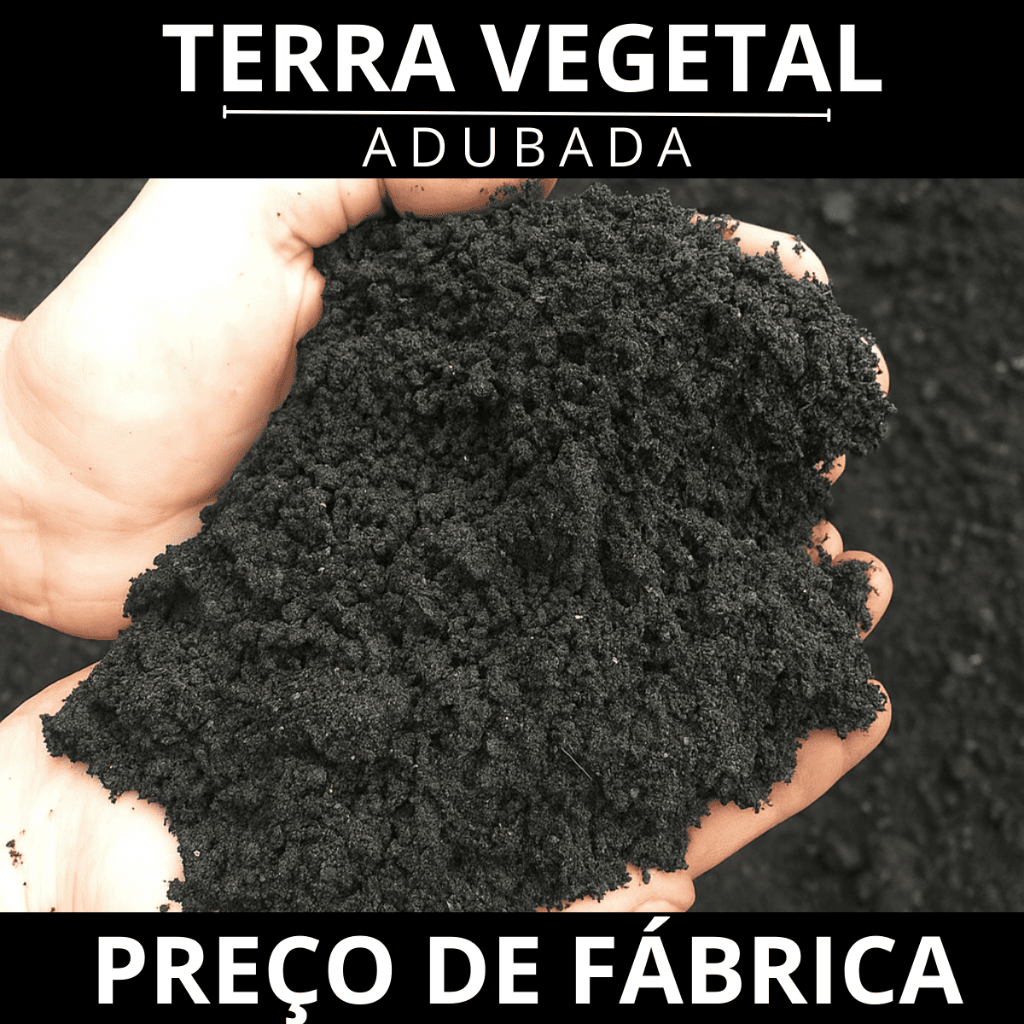 Terra Vegetal Adubada – PRONTA PARA O PLANTI