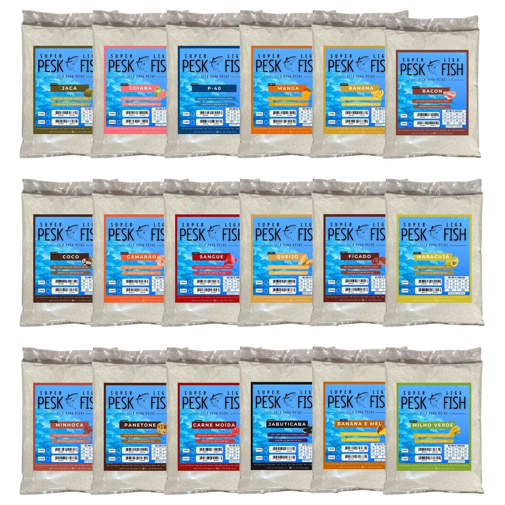 Massa de Pesca Branca Super Liga Pesk Fish 350g Di