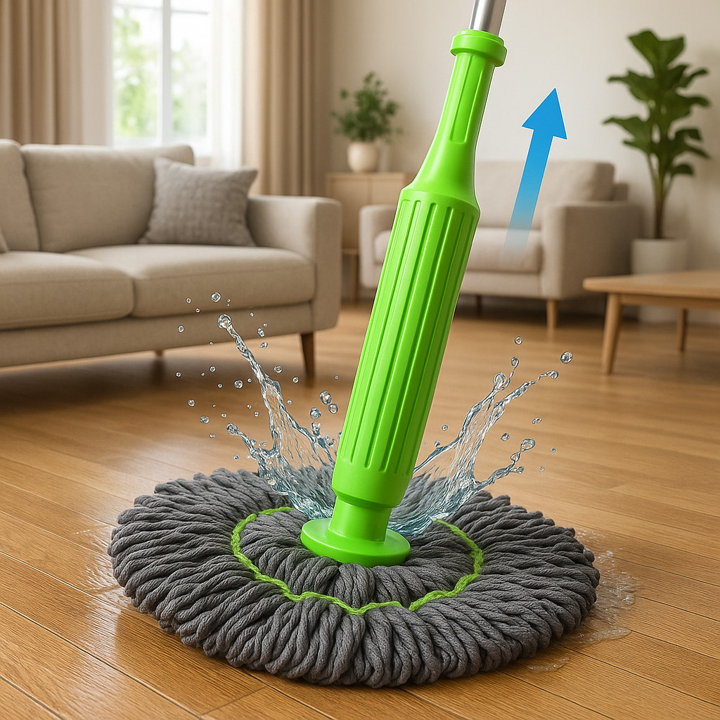 Esfregão Mop 2 em 1 automático com sistema de de