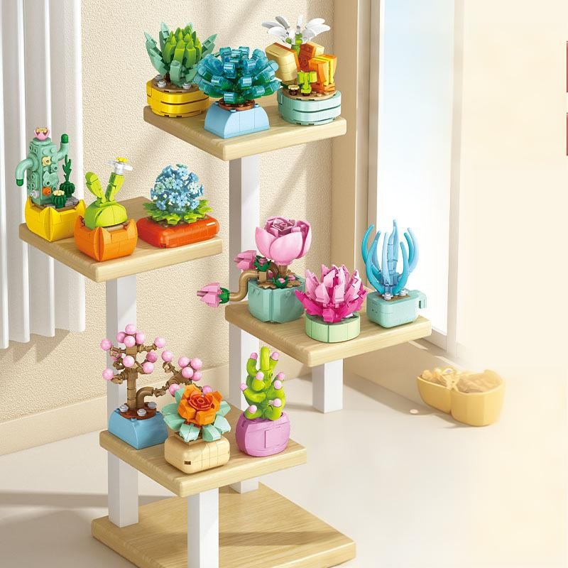 FLORBloco de Montar Bricks | Miniatura de Vasos Su