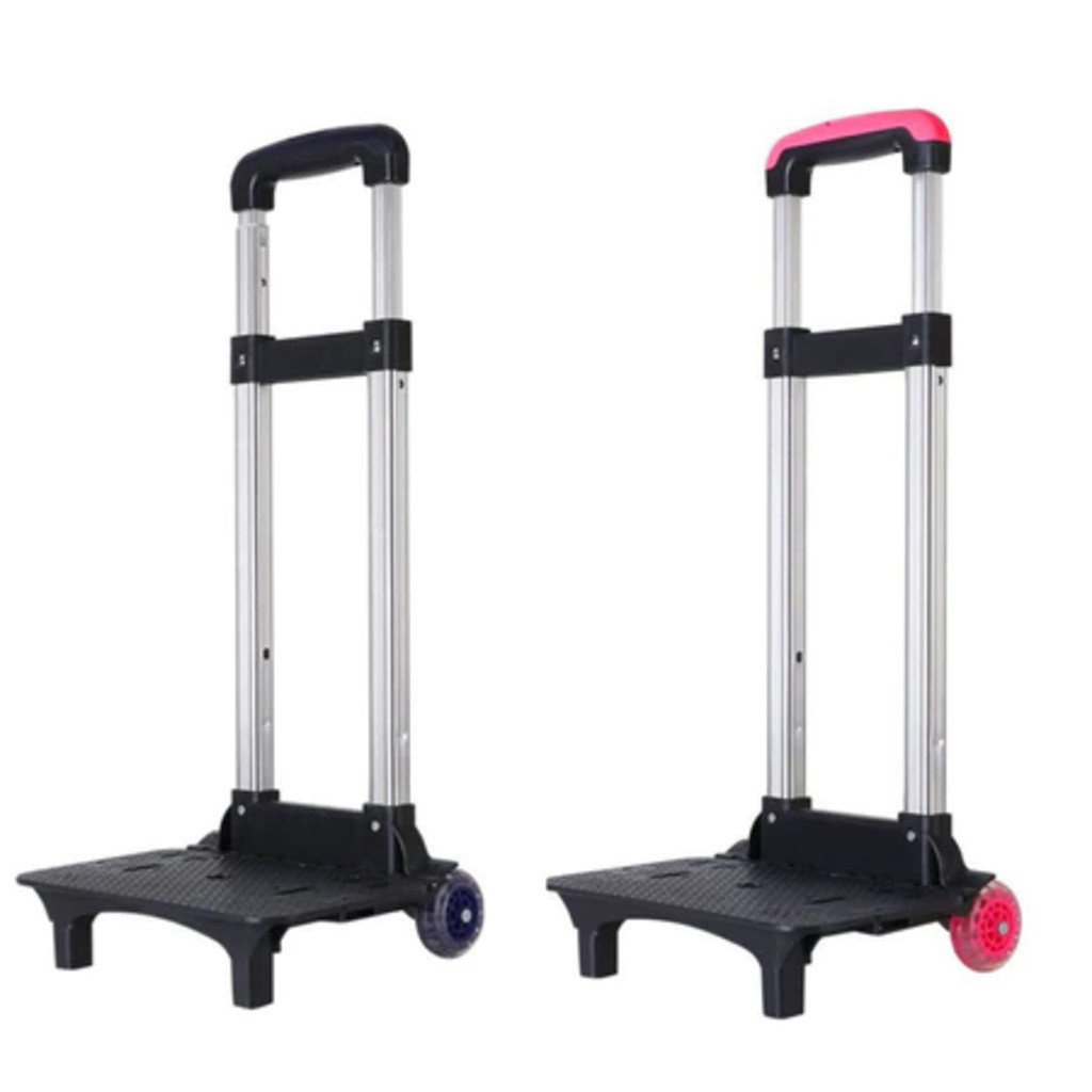 Carrinho Para Mochila Escolar Com Trava Universal 