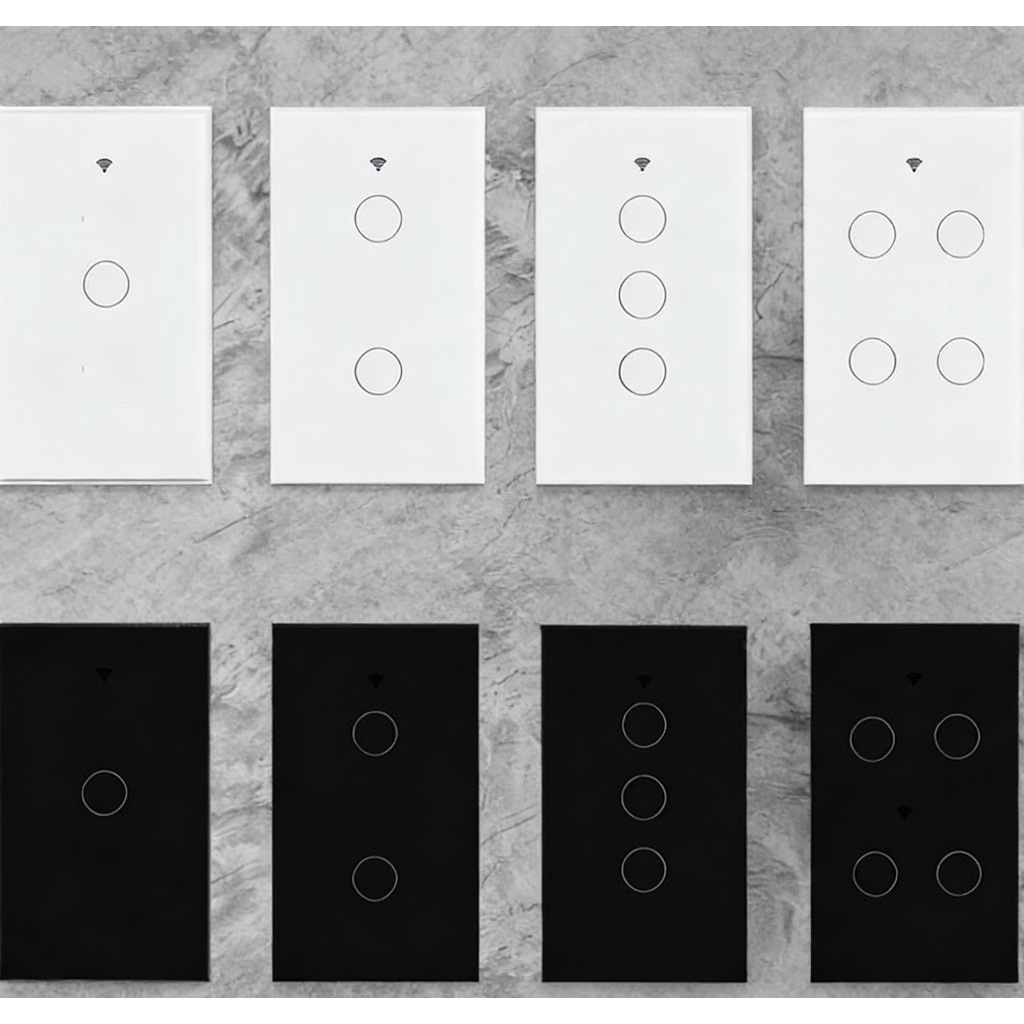 Interruptor Inteligente 1 2 3 4 Botao WiFi Touch T