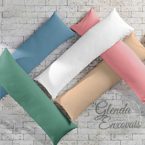 Kit  2 Capas para Travesseiros de Corpo Xuxão 2 C