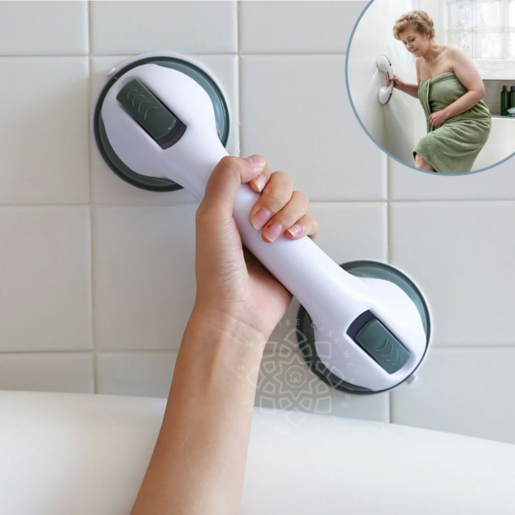 Kit Barras de Suporte De Apoio Banheiro Portátil 