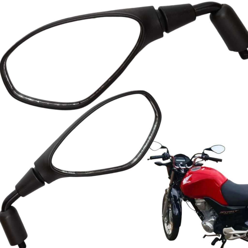 Retrovisor Bmw F800 Rebaixado 90 Graus Haste Curta