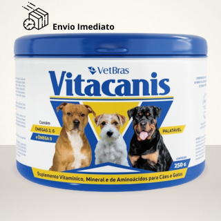Suplemento Vitamínico para Cães Vitacanis 250g i