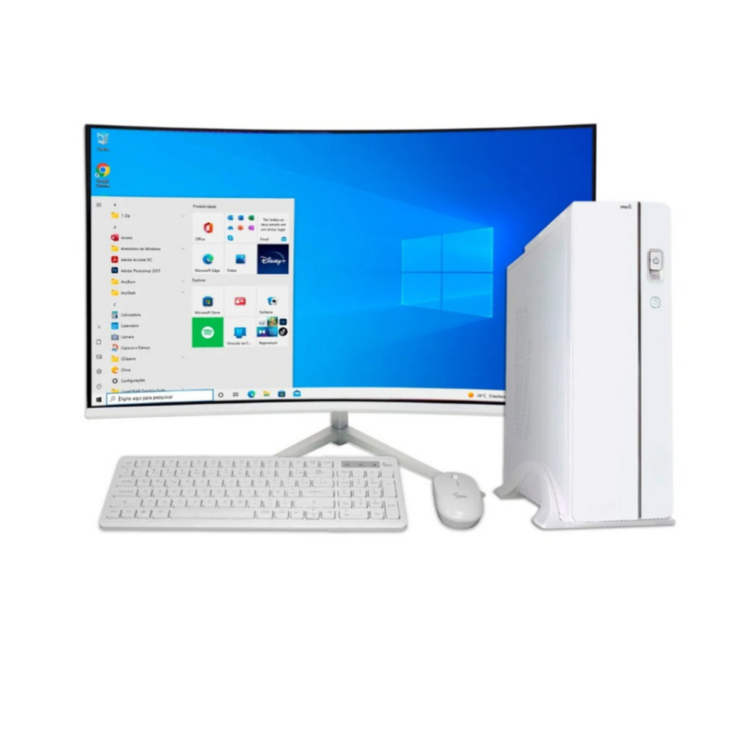 Pc Slim branco completo intel core i5 / 16gb De Ra