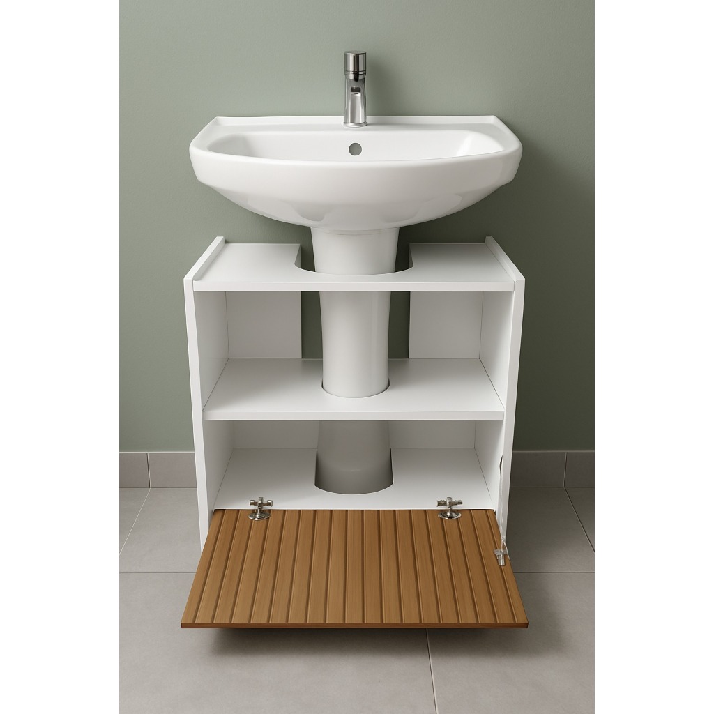 Gabinete Coluna para Pia de banheiro 1 Porta e com