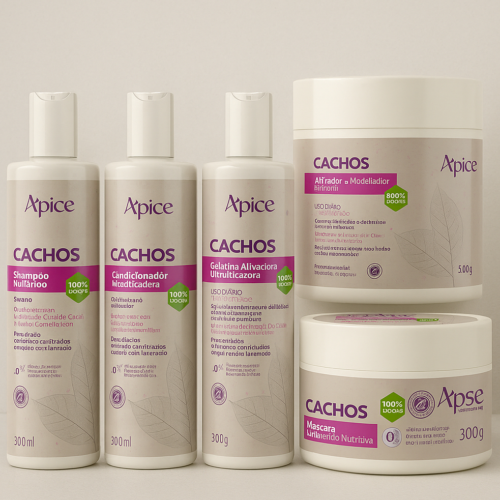 KIT Apse Cachos Anti-Frizz 5 Itens – Shampoo