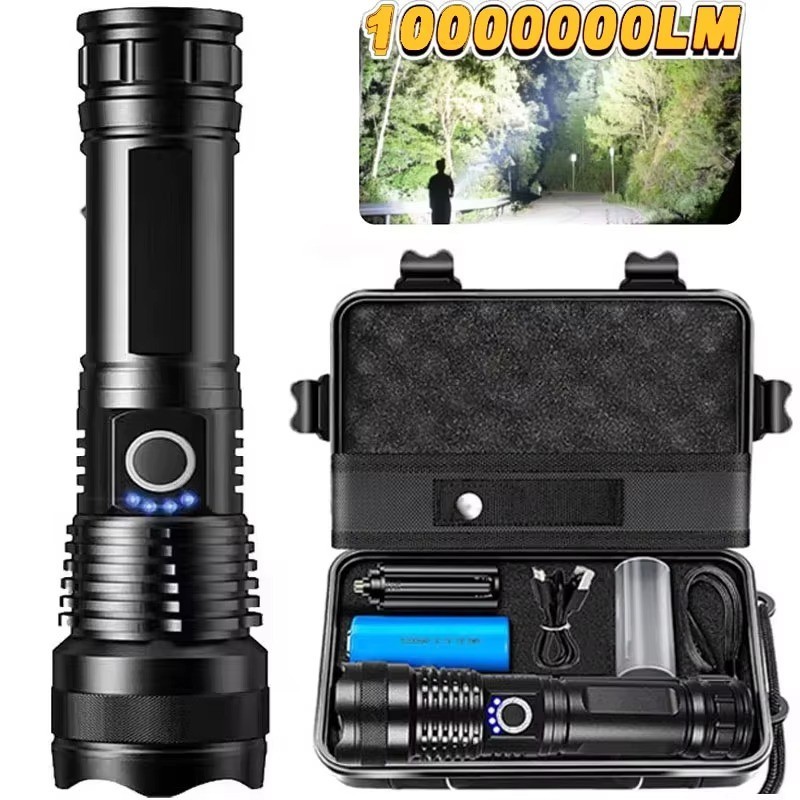 Lanterna Super Potente T9 P50 Tática Mais Forte D