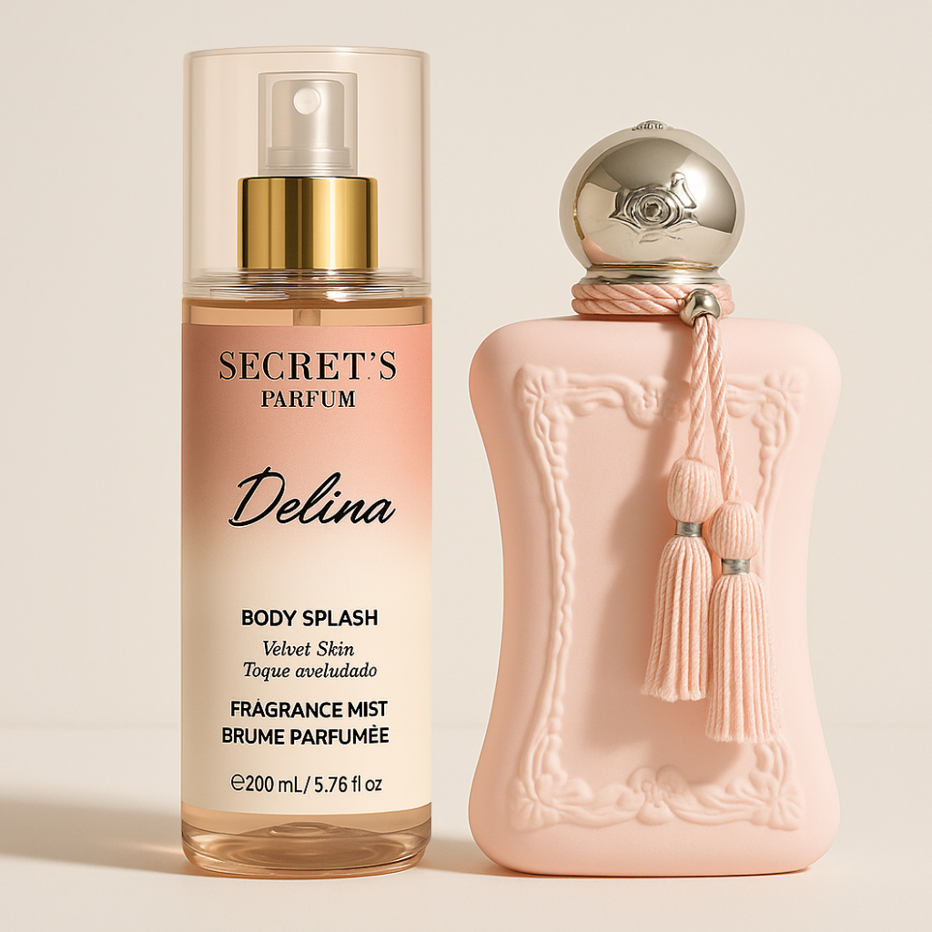 Kit até 2 Body Splash Delina Secrets Parfum 200ml