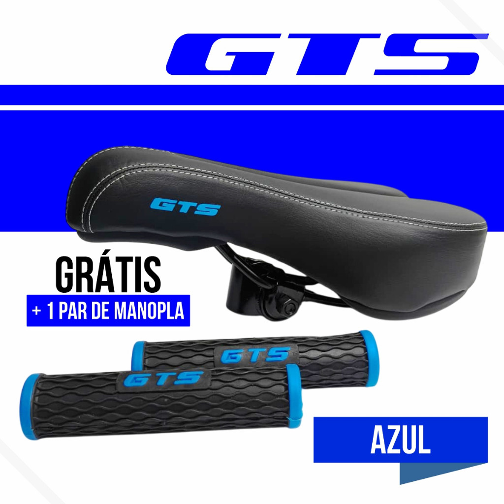 Kit Banco Selim Bike Bicicleta MTB Vazado Confort�