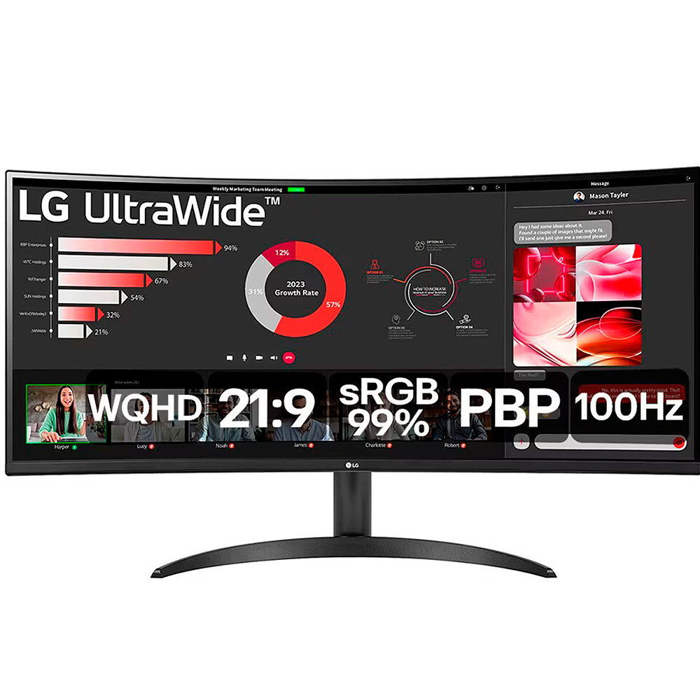Monitor Gamer LG 34 UltraWide WQHD 100Hz 5ms HDMI
