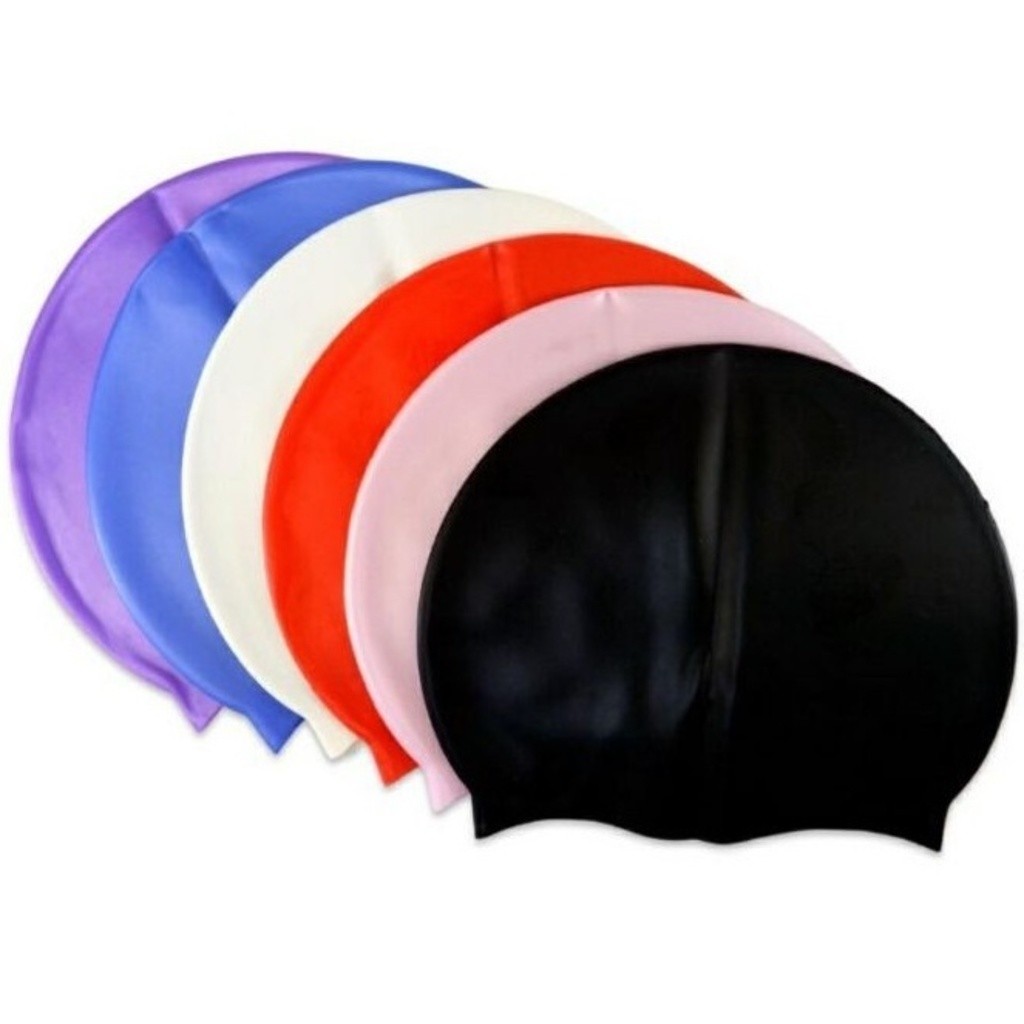 (Baratinha)Touca De Silicone Para Natacao Jovens E