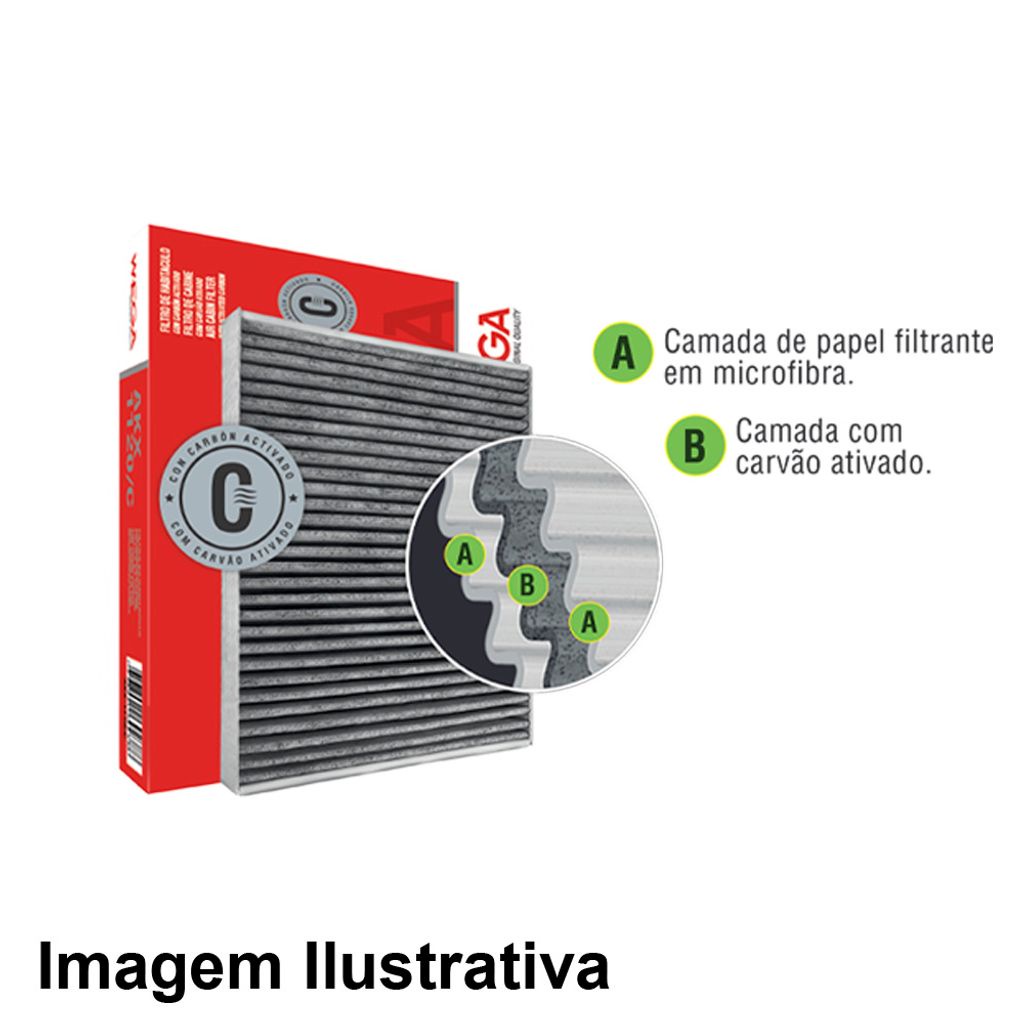 Filtro Ar Cabine Mercedes A200 2013 a 2018 –