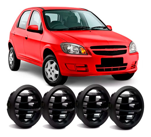 Kit 4 Difusor De Ar Prisma Celta 2007 A 2016 Aro P