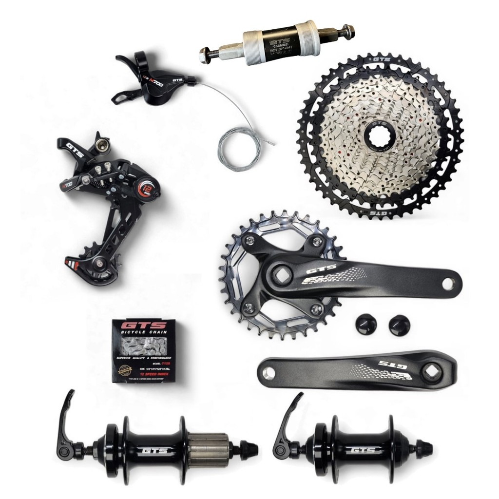 Kit Transmissão 12V GTS 1×12 C/ Corrente + C