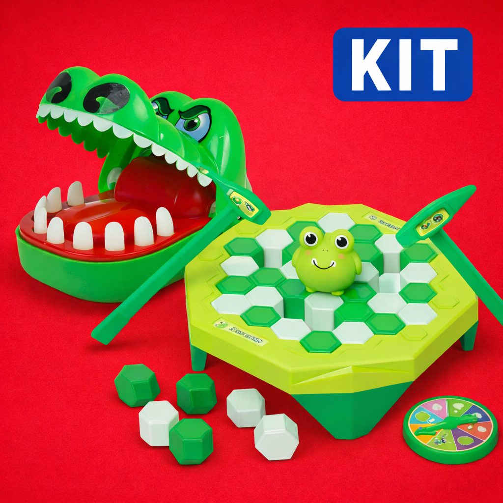 Kit Brinquedos Divertidos Infantil Jogo Barril do 