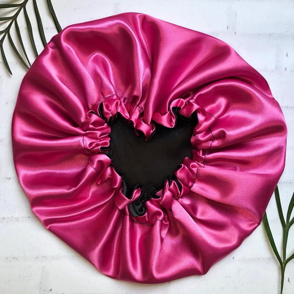 kit 3Toucas de Cetim Dupla Face Antifriz Com Regul