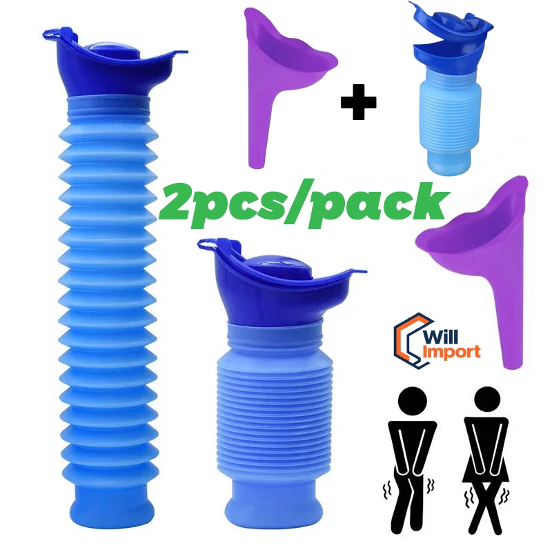 Urinol Portátil 750ml Unissex Dobrável Mictório