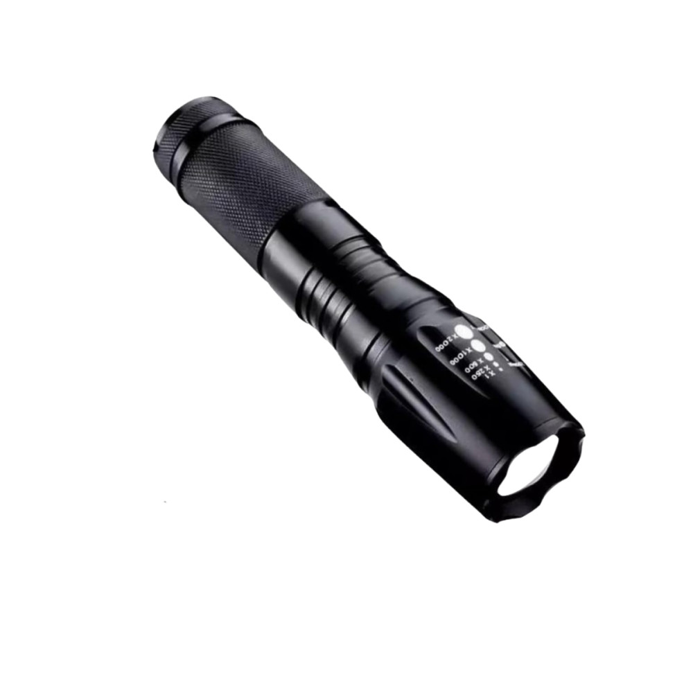 Tática Portátil MINI lanterna  a Pilha com Zoom 