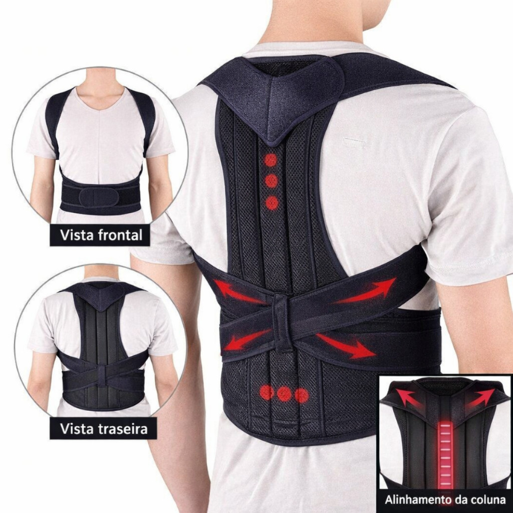 Corretor Postura Cinta Postural Para Coluna Corrig