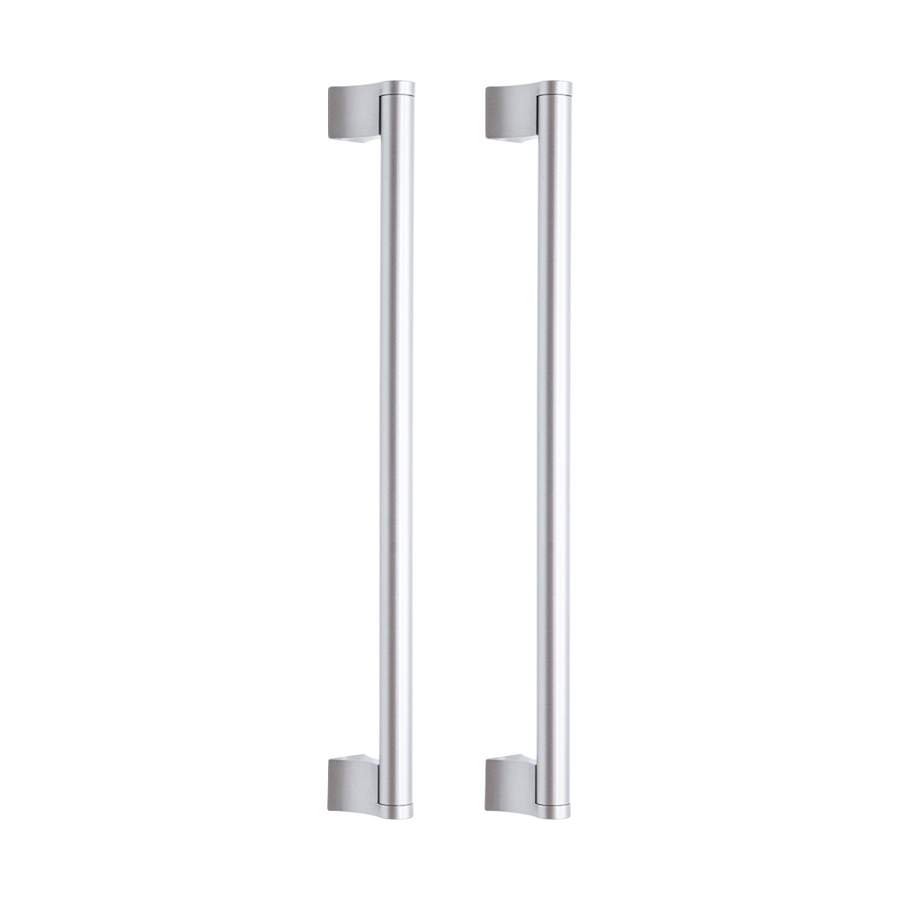 Kit 2 Puxadores Alca 192mm Para Comoda Aparador Mo