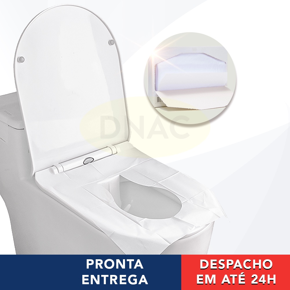 40 Folhas Descartáveis Protetor De Assento Sanit�