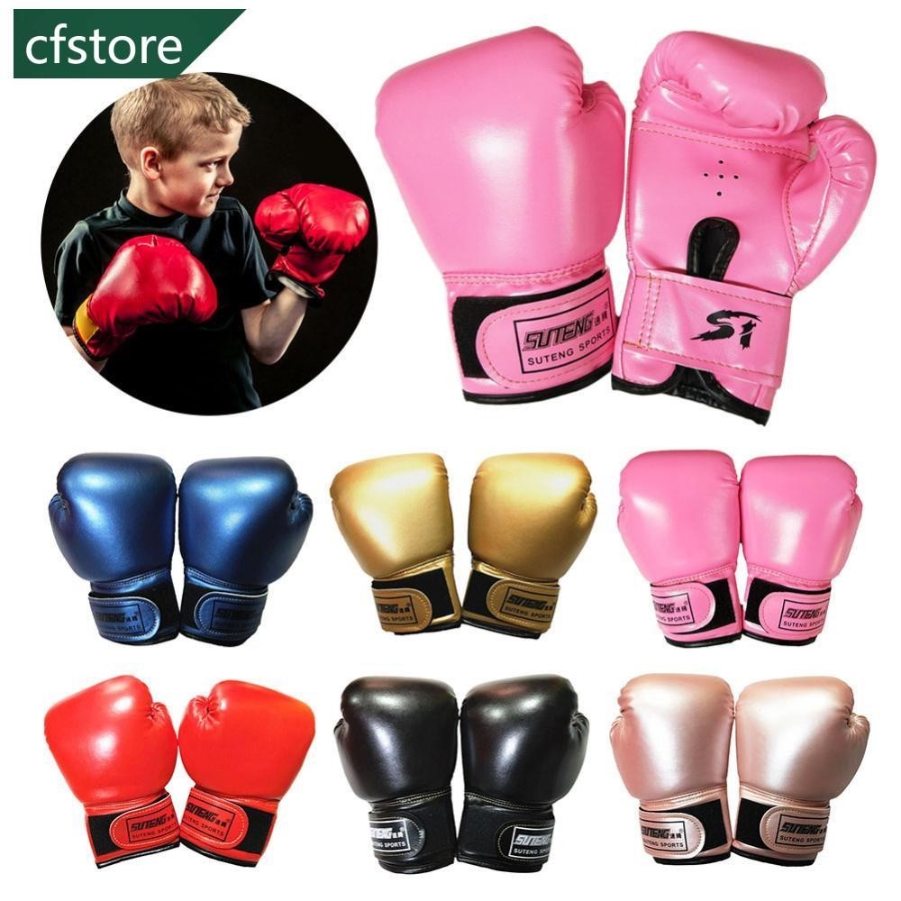 1luvas De Boxe Treinamento Infantil Luvas De Couro