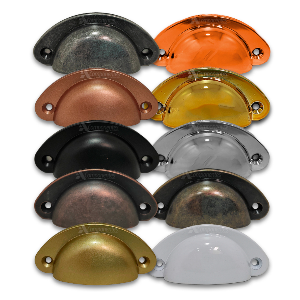 Puxador Concha Colonial Para Moveis Gaveteiro Port