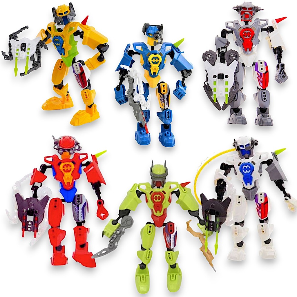 Robô Hero Squad Super Monta e Desmonta Brinquedo 