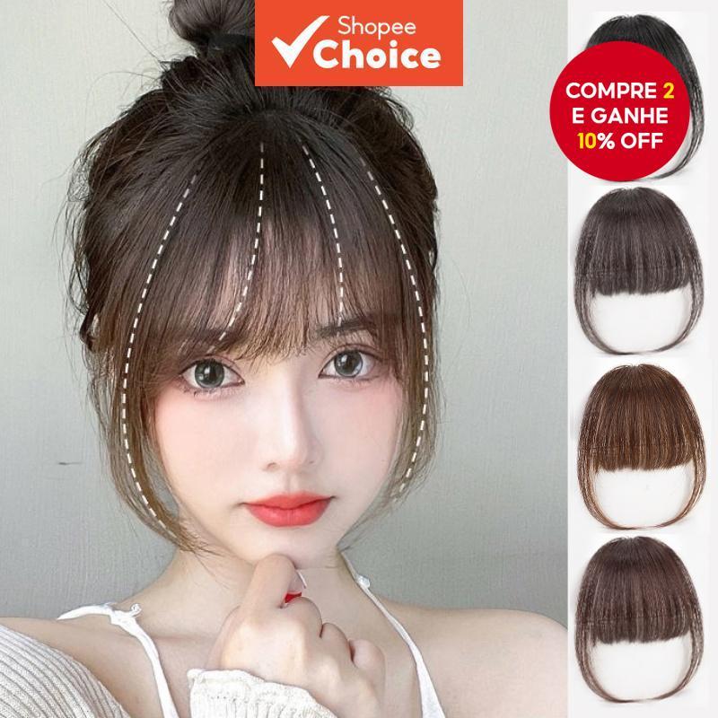 Grampo De Cabelo De Peruca De Franja De Ar Sem Cos