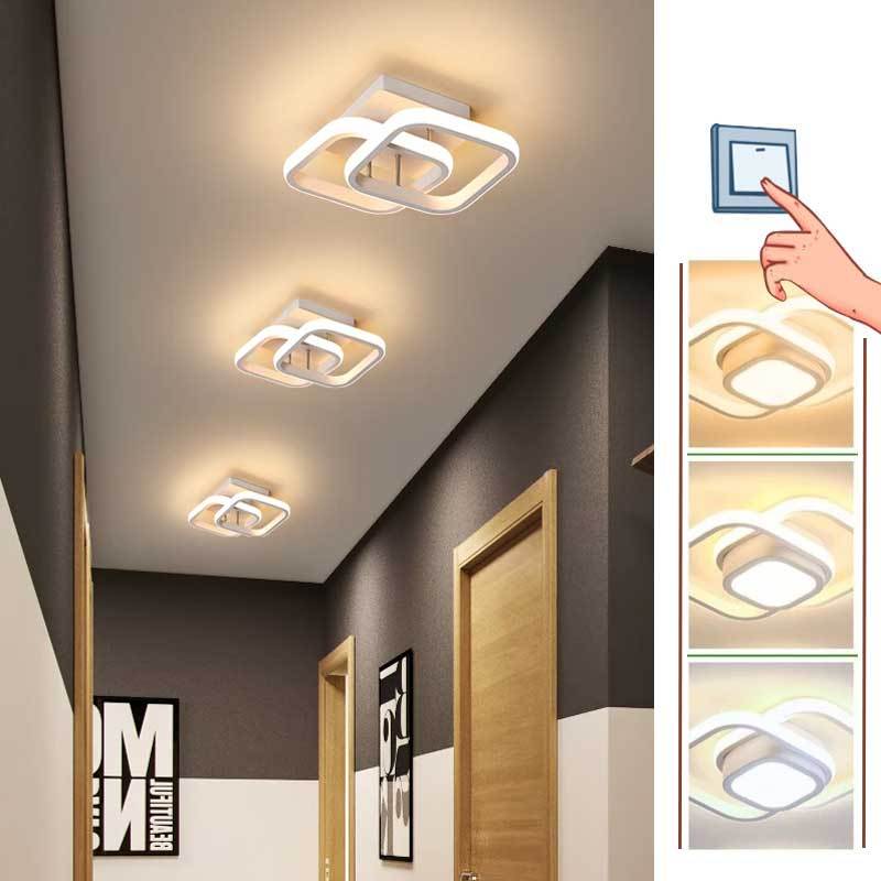 Luminária De Teto Led Moderna Plafon 3 em 1 Lustr
